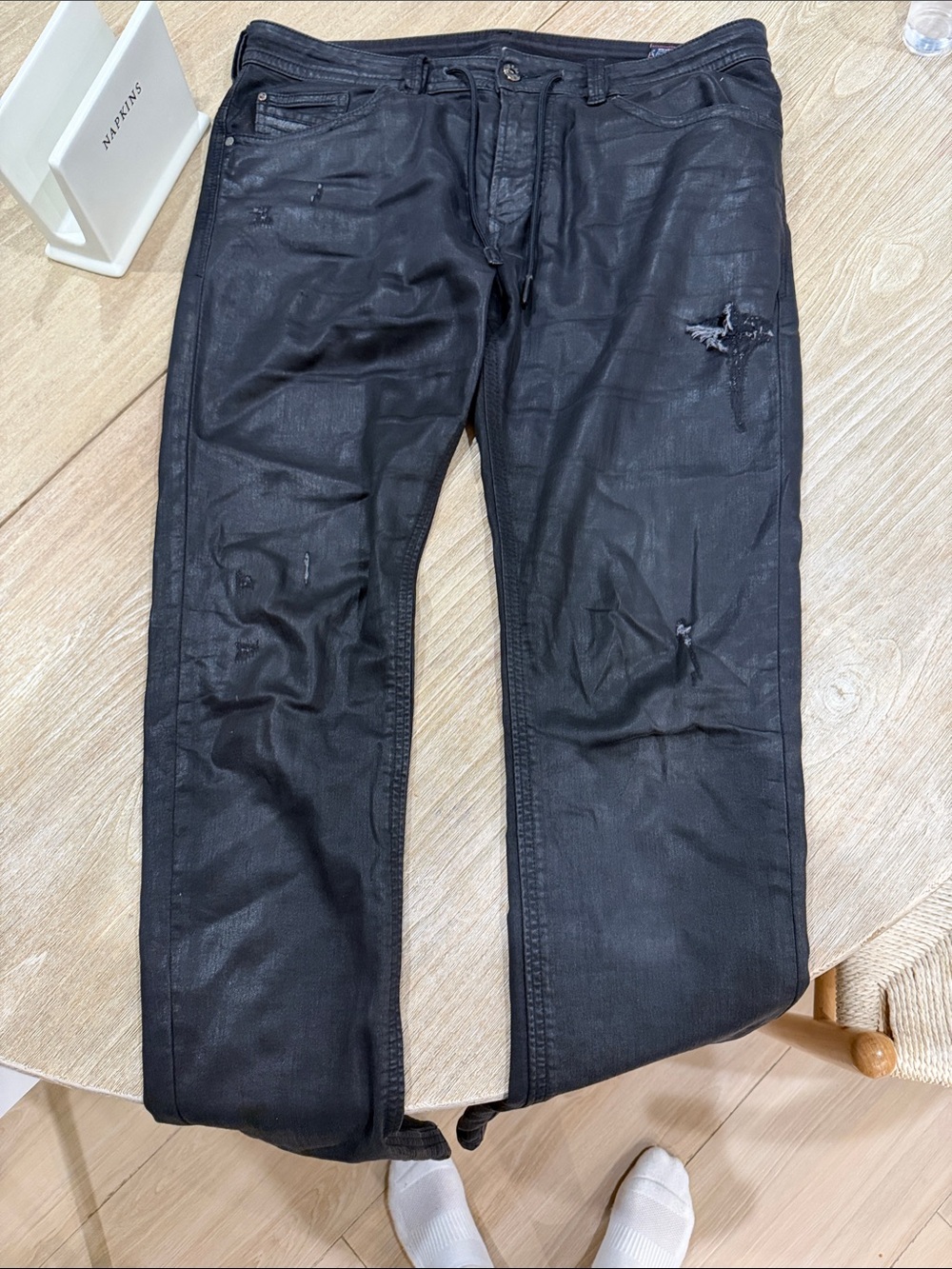 Diesel Mens Denim+sweatpants